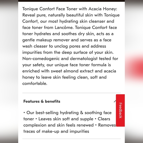 New Lancome tonique comfort. - Picture 4 of 4